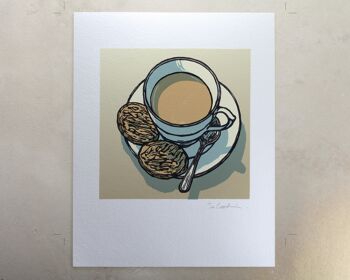 Impression d'art de thé et de biscuits (IC-P-Tea-Biscuits) 2