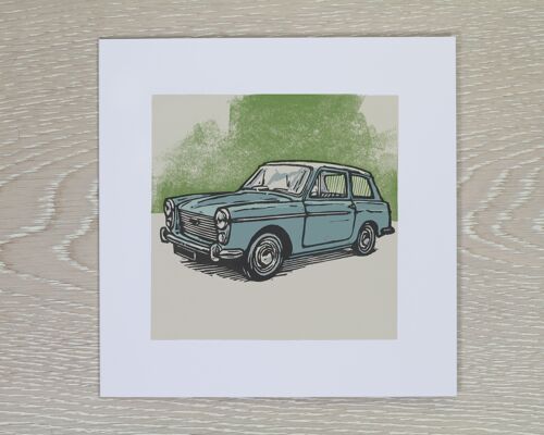 Austin A40 Farina Classic Car Greetings Card (IC-AustinA40)