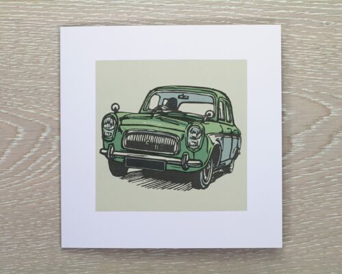 Classic Car Greetings Card - Ford Prefect (IC-Ford-Prefect)
