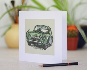 Carte de vœux de voiture classique - Ford Prefect (IC-Ford-Prefect) 2