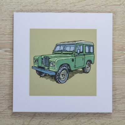 Biglietto d'auguri Land Rover (IC-LandRover)