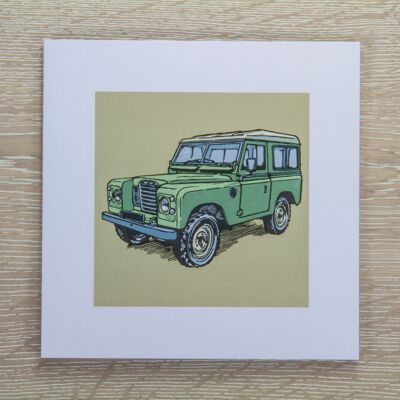 Land Rover-Grußkarte (IC-LandRover)