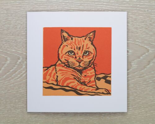 Ginger Cat Greetings Card - Henry (IC-Henry-Cat)