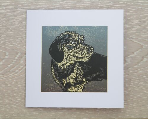 Dachshund Dog Greetings Card (IC-Dachshund)