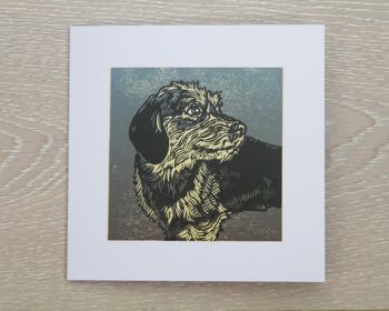 Carte de voeux pour chien teckel (IC-Teckel) 1