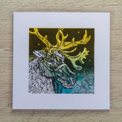 Reindeer Greetings Card (IC-Reindeer)
