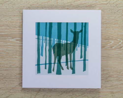Forest Deer Greetings Card (IC-ForestDeer)