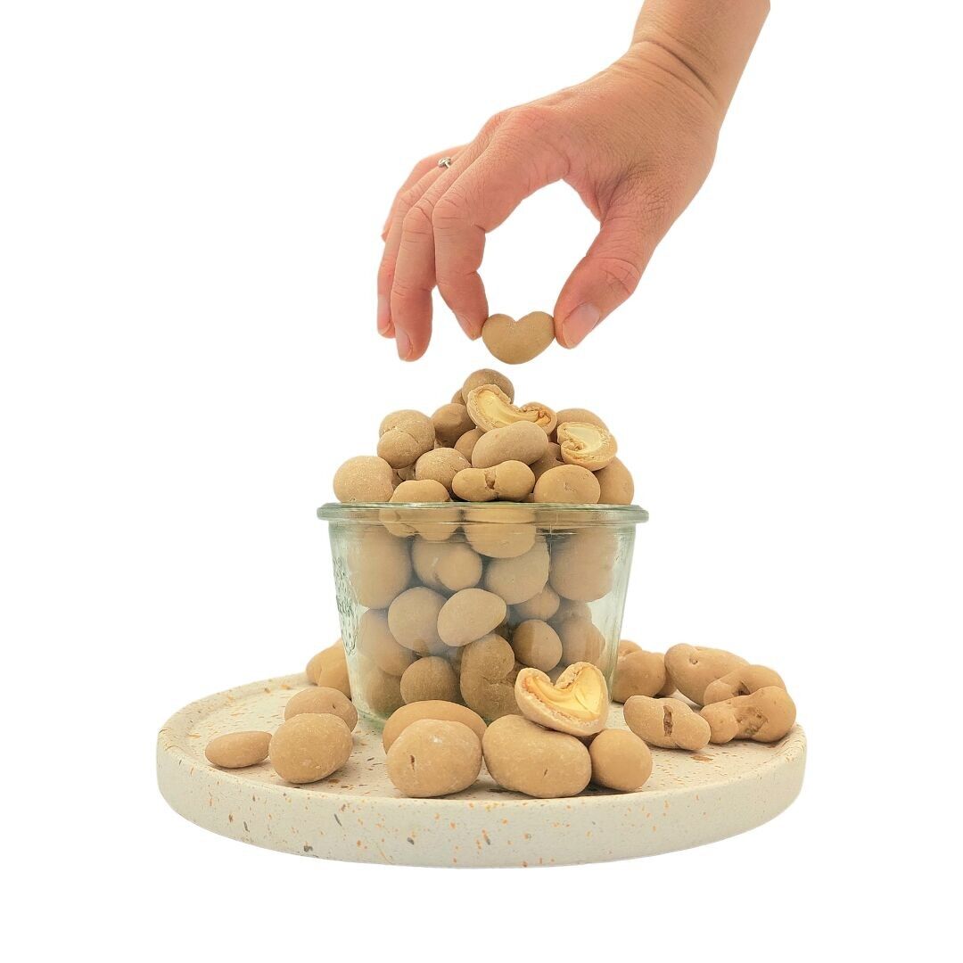 Anacardi caramellati ricoperti di cioccolato bianco Sfuso 3kg