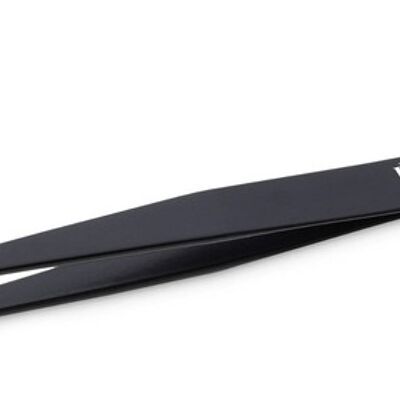 London Brow Precision Slanted Brow Tweezers - Black