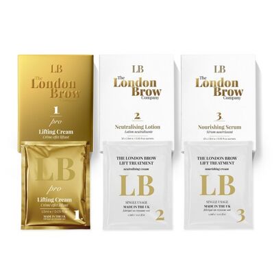 London Brow Pro - Brow Lamination Steps 1, 2 and 3 (30 + Treatments)