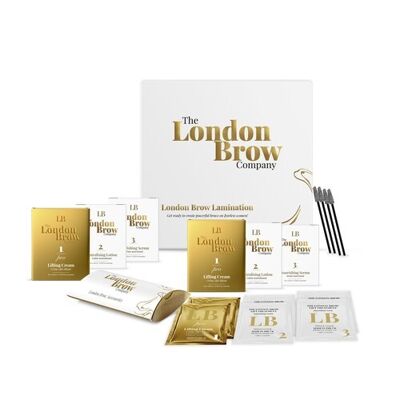 London Brow Pro - Brow Lamination Large Kit (60+ Treatments per Kit)