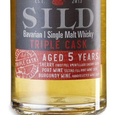 SILD Bavarian Single Malt Whisky TRIPLE CASK 44% 50 ml