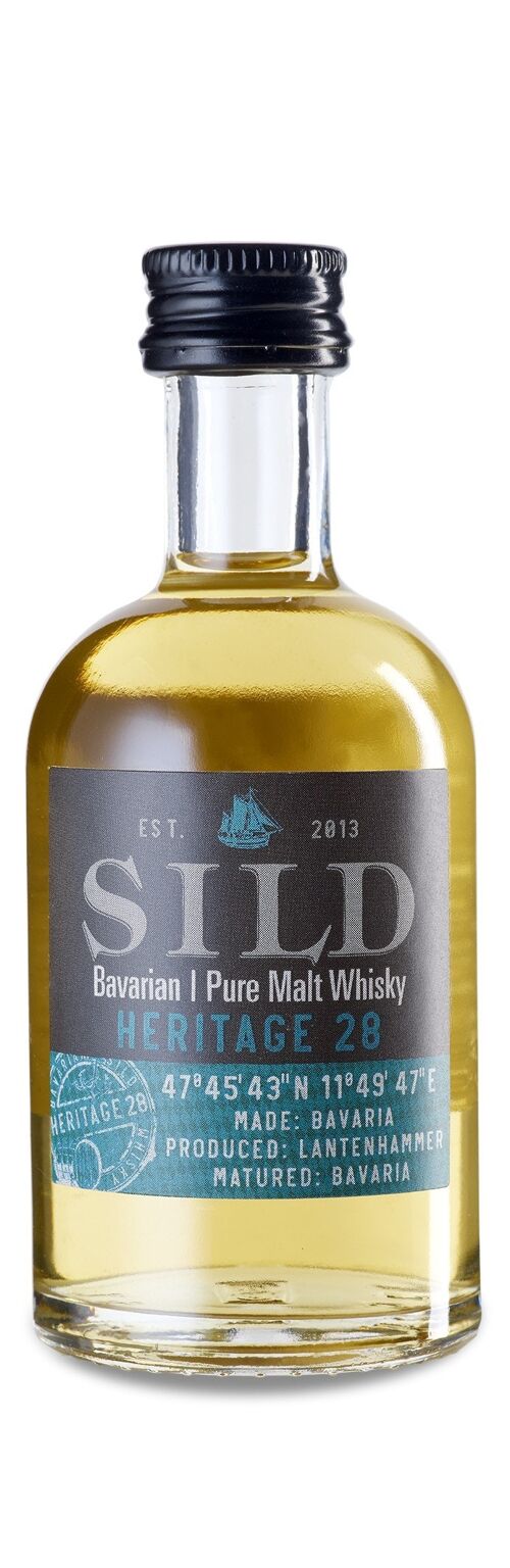 SILD Bavarian Pure Malt Whisky HERITAGE 28 mit 42% 50 ml
