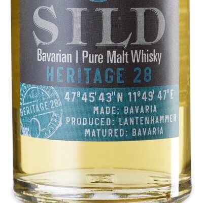 SILD Bavarian Pure Malt Whisky HERITAGE 28 mit 42% 50 ml