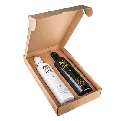 Aceite de oliva virgen extra caja regalo 2 x 500 ml MONOCOOLTIVAR