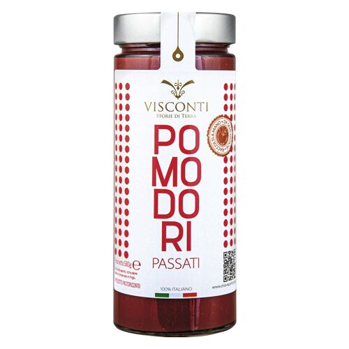 Pomodori Passati, da semi antichi, senza conservanti 580 gr