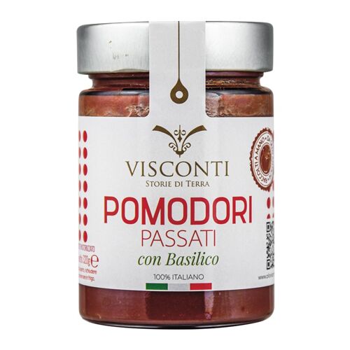 Pomodori Passati con Basilico 320 gr