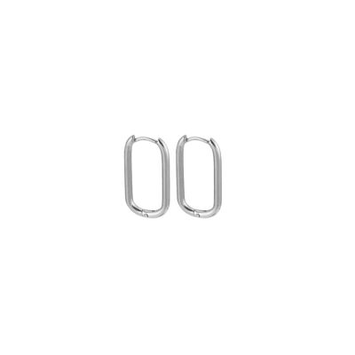 Earrings Oval - Silver