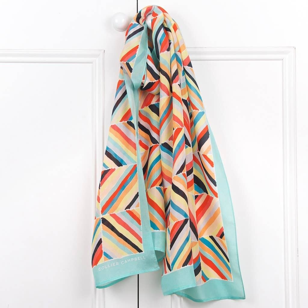 Quicksilver Aqua Seidenschal