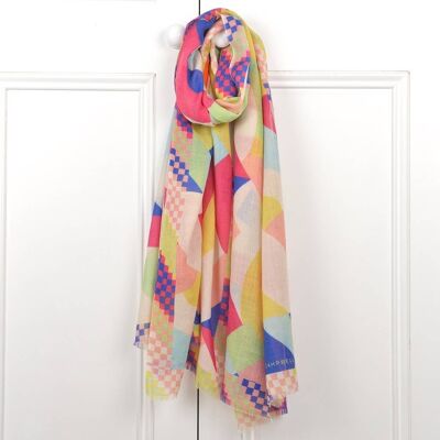 Savoy Pop Wool Scarf