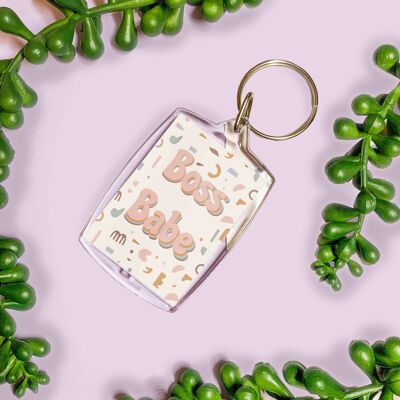 Small business owner - boss babe keyring