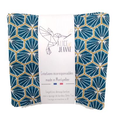 Riad peacock washable make-up remover wipes x5