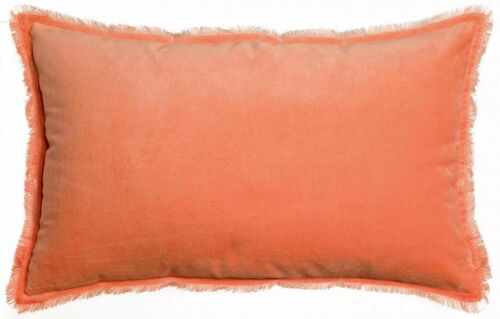 Coussin uni Fara Goyave 40 x 65