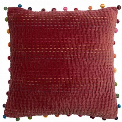 Plain cushion Gastounet Tomette 45 x 45