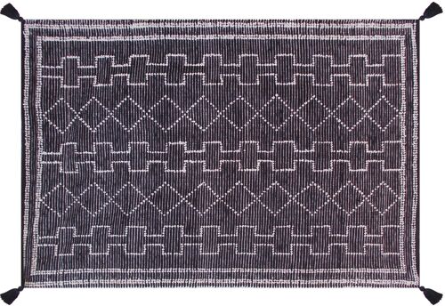 Tapis Gimie Charbon/ivoire 120 x 180