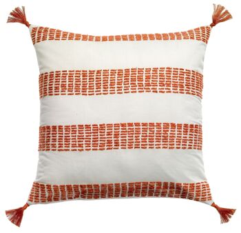 Coussin à rayures Diana Marmelade 45 x 45 1