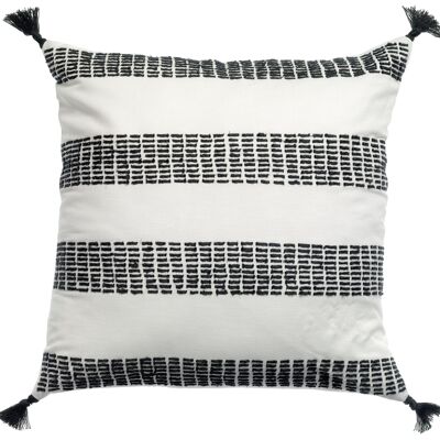 Diana Carbon striped cushion 45 x 45