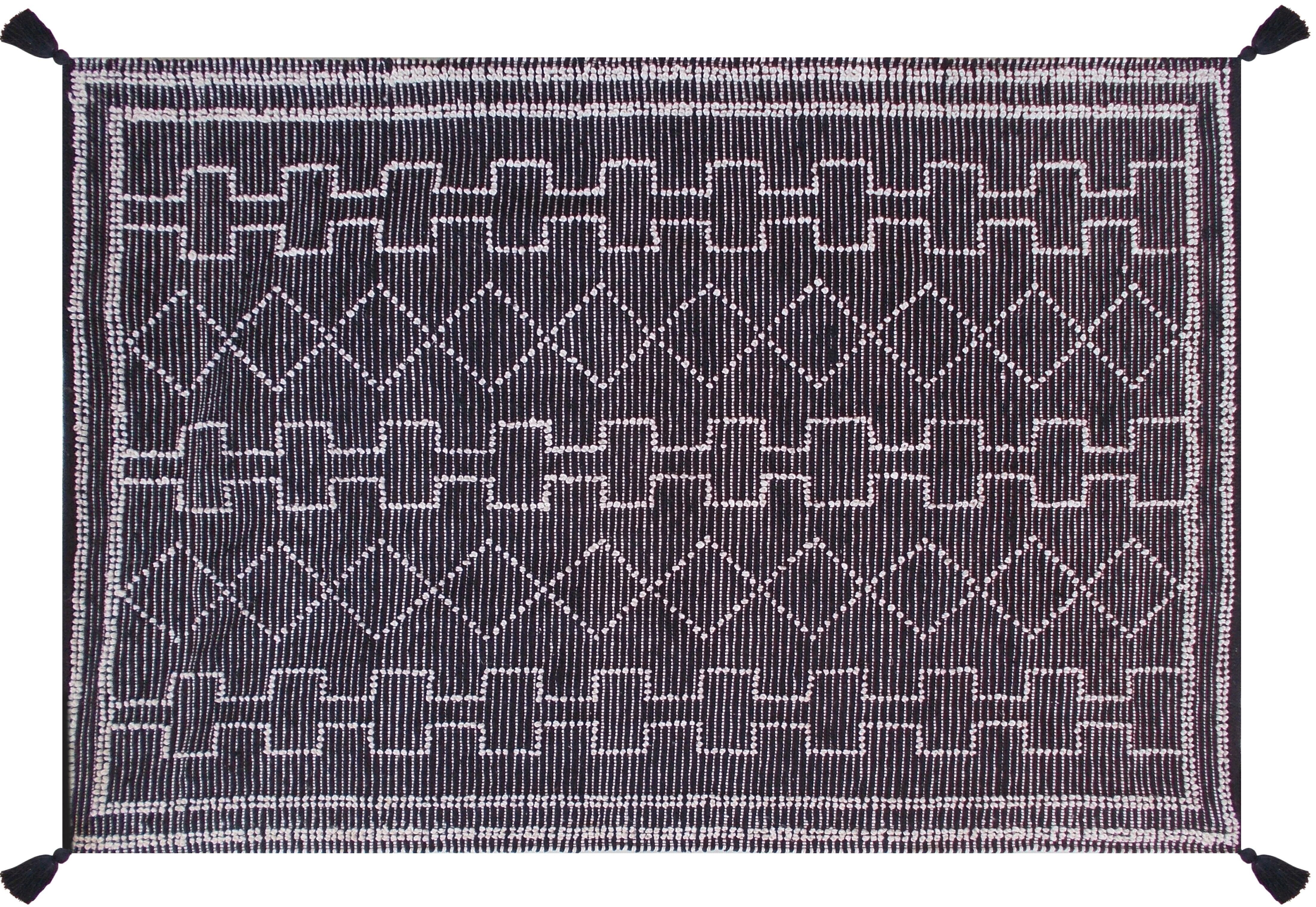 Tapis Gimie Charbon/ivoire 160 x 230