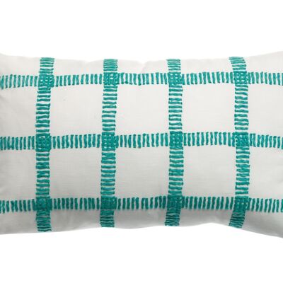 Diana Lagoon checkered cushion 30 x 50