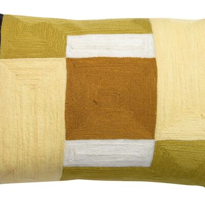 Coussin Dea brodé Bronze 30 x 50