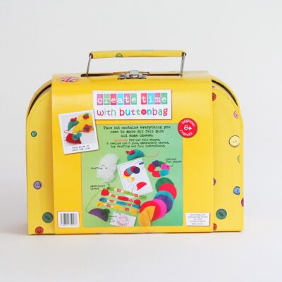 Kit de manualidades Casa del Ratón - Bolsa de botones - Haz tus propias manualidades infantiles