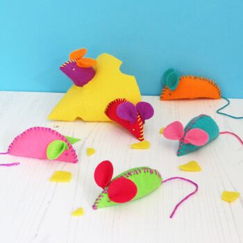 Mouse House Craft Kit - Buttonbag - Créez vos propres objets artisanaux pour enfants 4