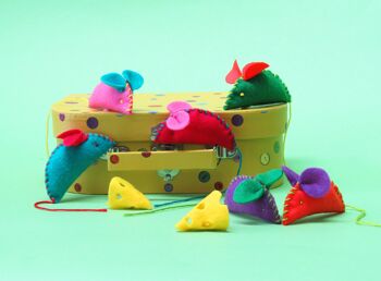 Mouse House Craft Kit - Buttonbag - Créez vos propres objets artisanaux pour enfants 5