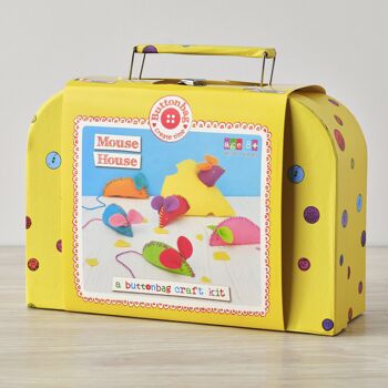 Mouse House Craft Kit - Buttonbag - Créez vos propres objets artisanaux pour enfants 6