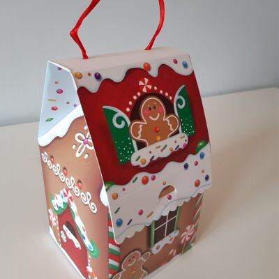 Gingerbread House Paper Box