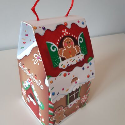 Gingerbread House Paper Box