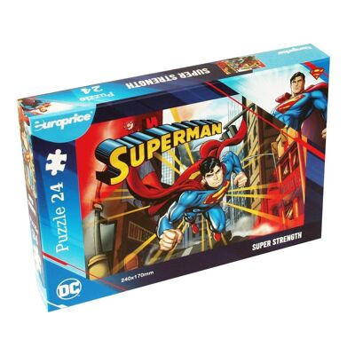 Puzzle 24 Piezas Superman - Super Fuerza