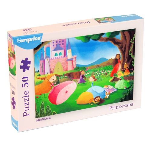 Puzzle 50 Pieces Princesses