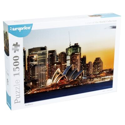 Puzzle Ciudades del Mundo - Sydney 1500 Piezas