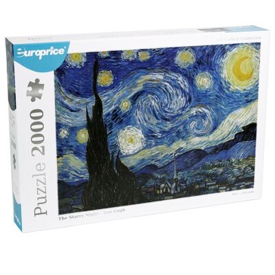 Puzzle 2000 Art Gallery Collection - Die sternenklare Nacht, Van Gogh