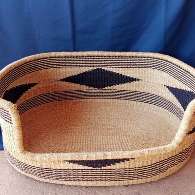Medium Dog Basket | Eco-friendly Pet Bed | Handmade Dog Bed Natural