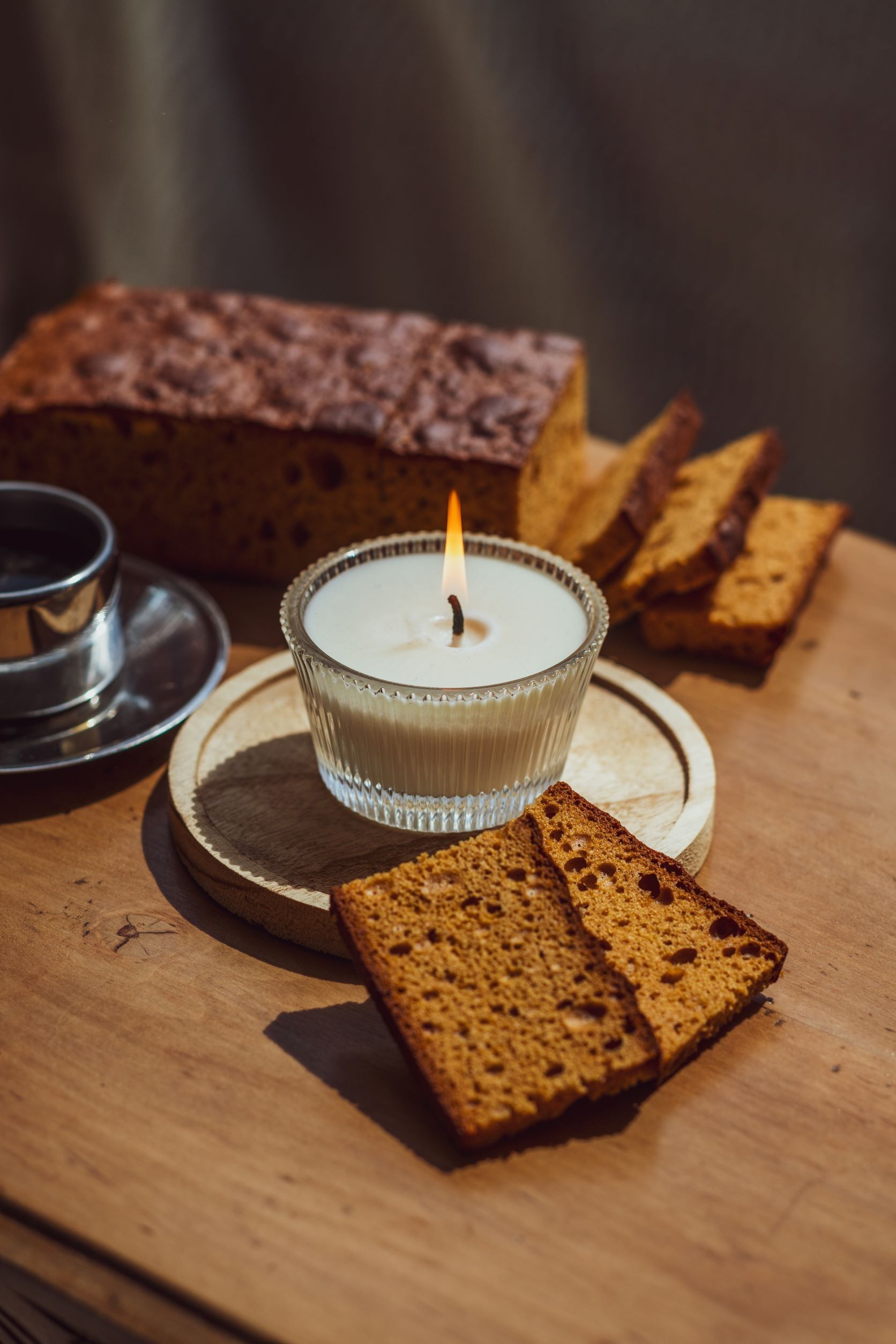 POLVERE DI RISO - Tazza in vetro per candela profumata La Rochère