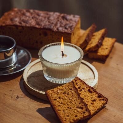 POUDRE DE RIZ - Bougie parfumée coupelle verre La Rochère