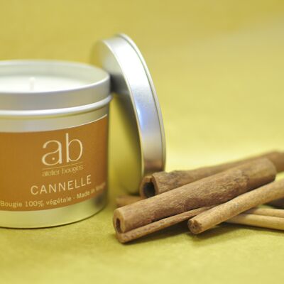 CINNAMON scented artisanal candle 180 gr