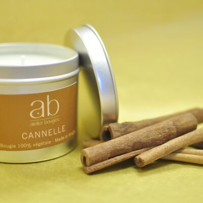 Bougie artisanale parfumée CANNELLE 180 gr