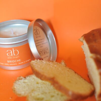 Brioche scented artisanal candle 180 gr